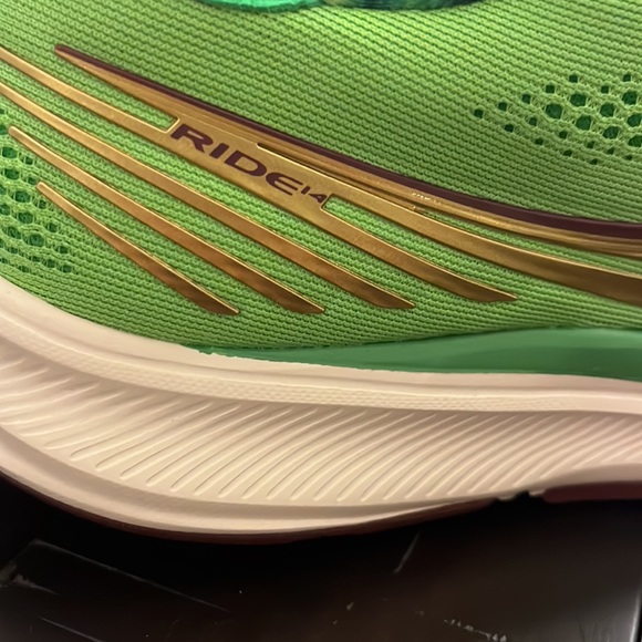 Saucony Ride 14 Bean That’s How I Casserole Shoes Sneakers Thanksgiving Mens 10 - Picture 6 of 16